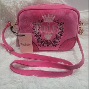 Juicy Couture Pink Flash Heritage Crossbody Brand New With Tags